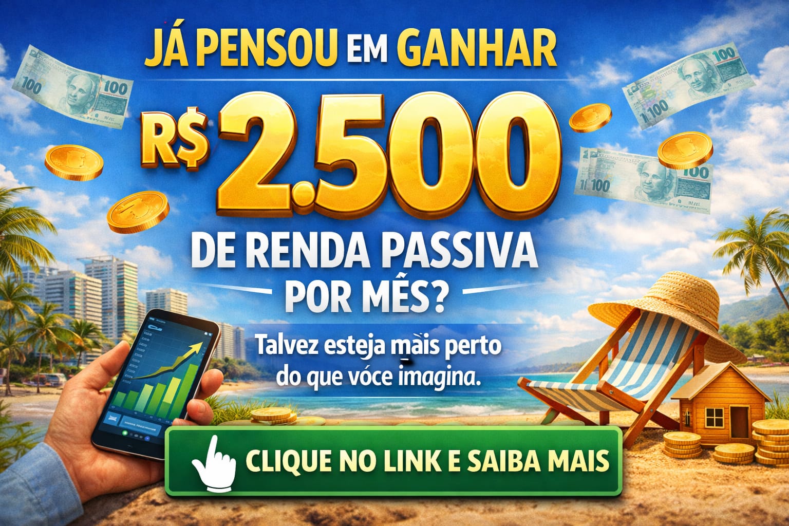 Renda Passiva - Investimento Garantido - Clique para saber mais